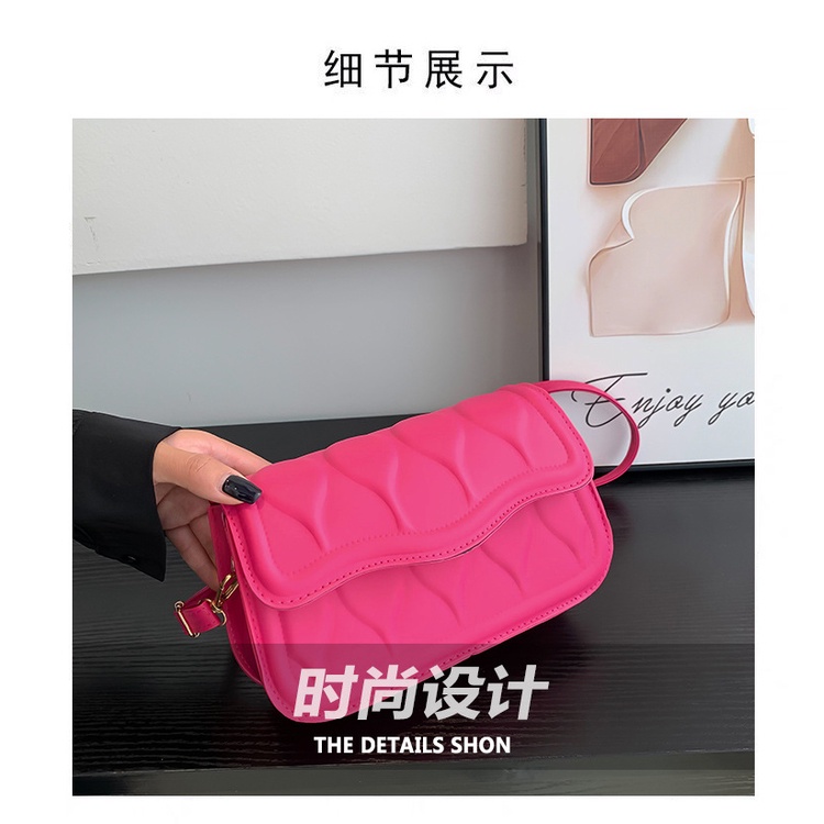 Ba Lô Nhỏ Màu Trơn Họa Tiết Dập Nổi Đơn Giản Thời Trang Mùa Xuân 2023 Cho Nữ