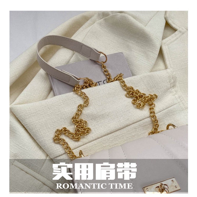 Túi Đeo Chéo Hình Vuông Nhỏ Thêu Họa Tiết Đơn Giản Thời Trang Cho Nữ