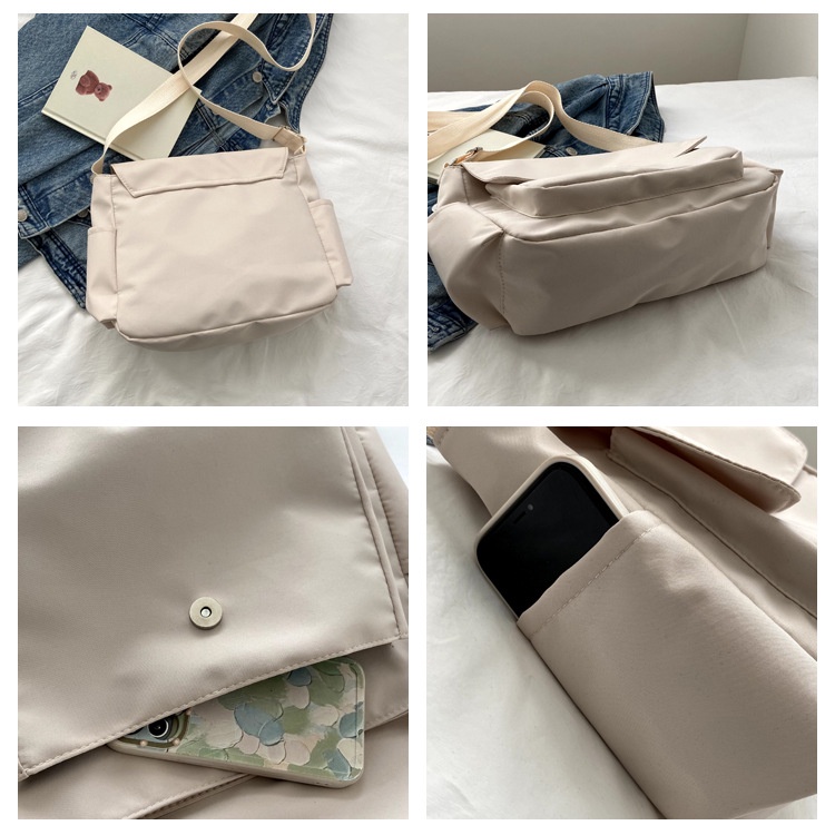 Túi Đeo Vai Bằng Vải Nylon Sức Chứa Lớn Thời Trang Mùa Xuân 2023