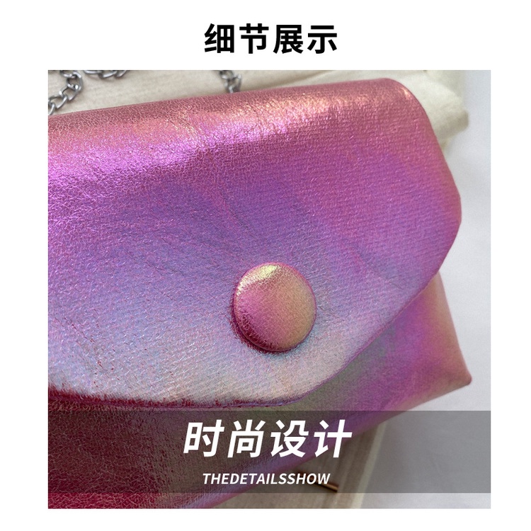 Túi Đeo Chéo Da Mềm Dáng Vuông Nhỏ Màu Gradient Thời Trang Mùa Xuân 2023 Cho Nữ