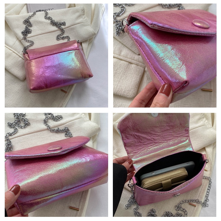 Túi Đeo Chéo Da Mềm Dáng Vuông Nhỏ Màu Gradient Thời Trang Mùa Xuân 2023 Cho Nữ