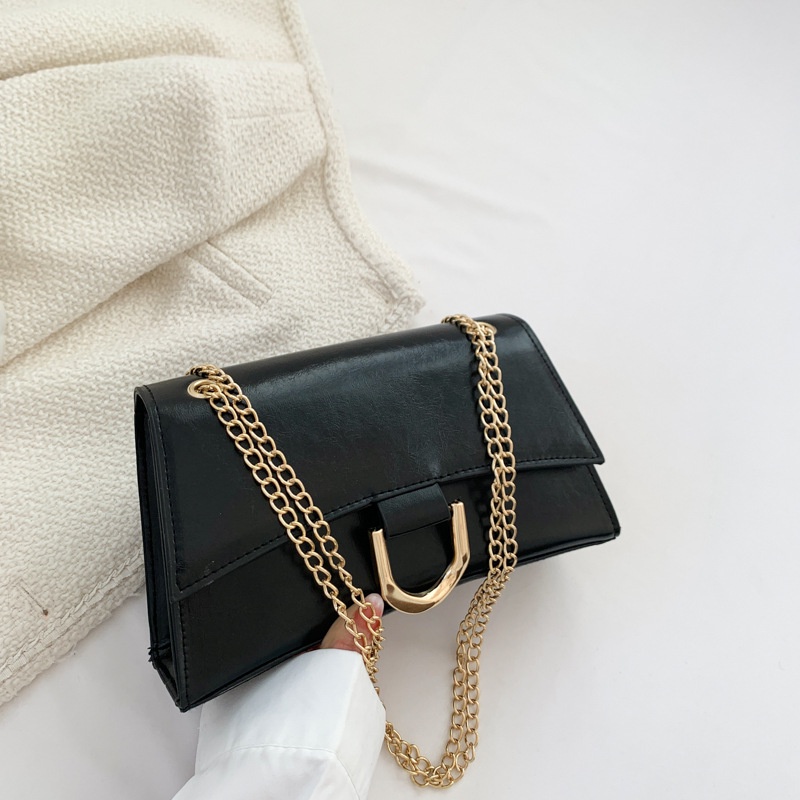 Túi Xách Đeo Dưới Cánh Tay Phối Dây Xích Thời Trang Mùa Xuân 2023 Cho Nữ