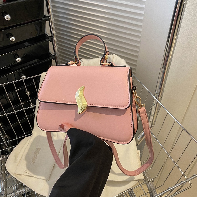 Túi Đeo Vai Hình Vuông Cỡ Nhỏ Màu Trơn Thời Trang Hàn Quốc 2023 Cho Nữ