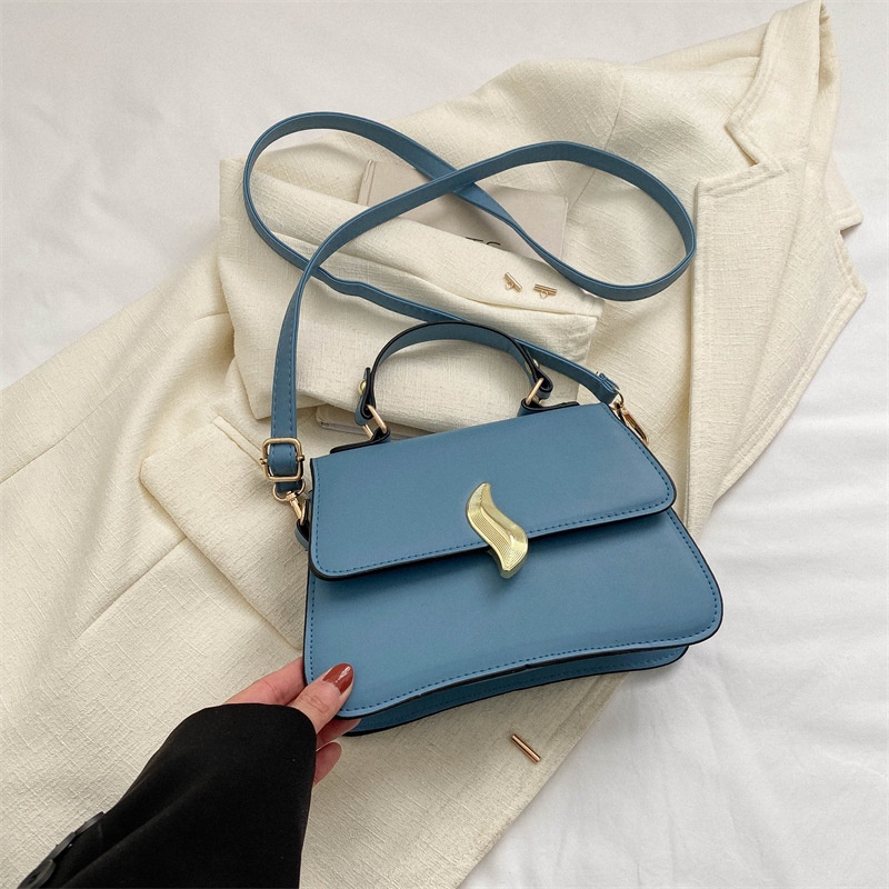 Túi Đeo Vai Hình Vuông Cỡ Nhỏ Màu Trơn Thời Trang Hàn Quốc 2023 Cho Nữ