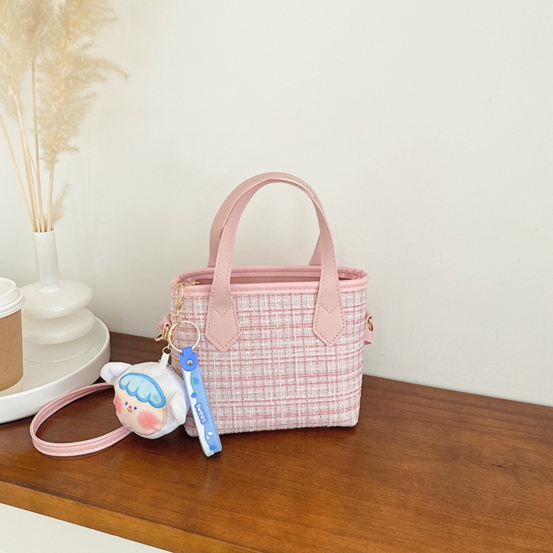 Túi Xách Đeo Vai Họa Tiết Kẻ Sọc Đơn Giản Thời Trang Hàn Quốc 2023 Cho Nữ