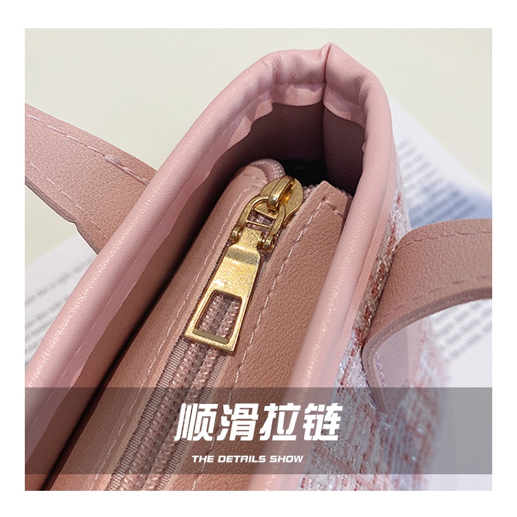 Túi Xách Đeo Vai Họa Tiết Kẻ Sọc Đơn Giản Thời Trang Hàn Quốc 2023 Cho Nữ