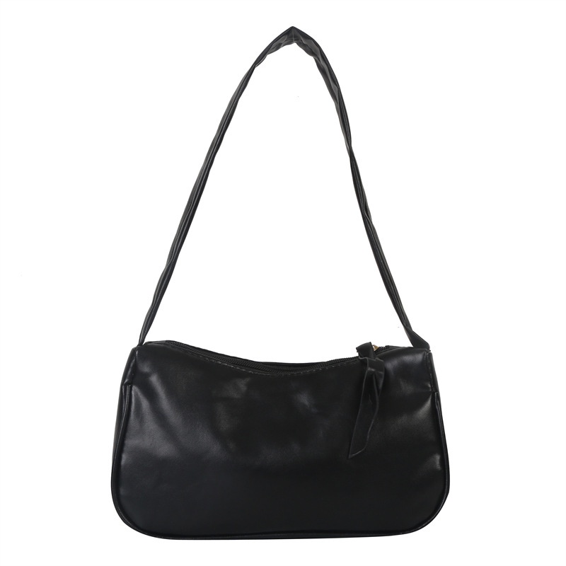 Túi Đeo Vai Bằng Da Mềm Màu Trơn Thời Trang Mùa Xuân 2023 Dành Cho Bạn Nữ