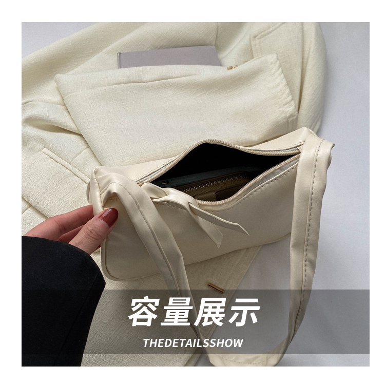 Túi Đeo Vai Bằng Da Mềm Màu Trơn Thời Trang Mùa Xuân 2023 Dành Cho Bạn Nữ