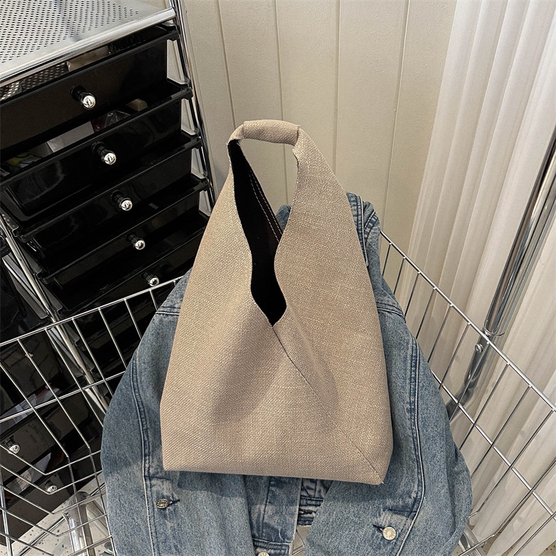 Túi Tote Đeo Vai Bằng Vải Canvas Kích Thước Lớn Thời Trang Mùa Xuân 2023 Dành Cho Nữ