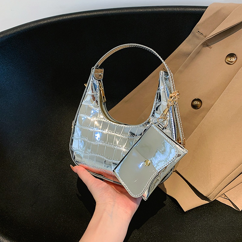 Túi Xách Đeo Vai Một Bên Vai Màu Trơn Đơn Giản Thời Trang Mùa Xuân 2023