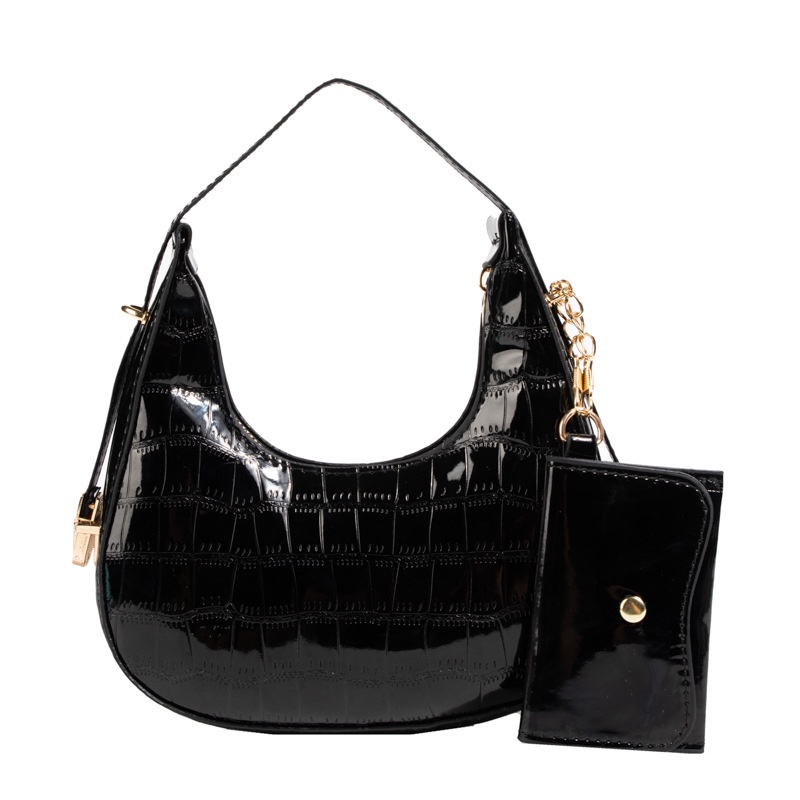 Túi Xách Đeo Vai Một Bên Vai Màu Trơn Đơn Giản Thời Trang Mùa Xuân 2023