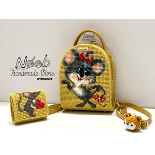 Balo thêu hoạ tiết siêu dễ thương (tặng ví mini cùng mẫu) - Bảng 1