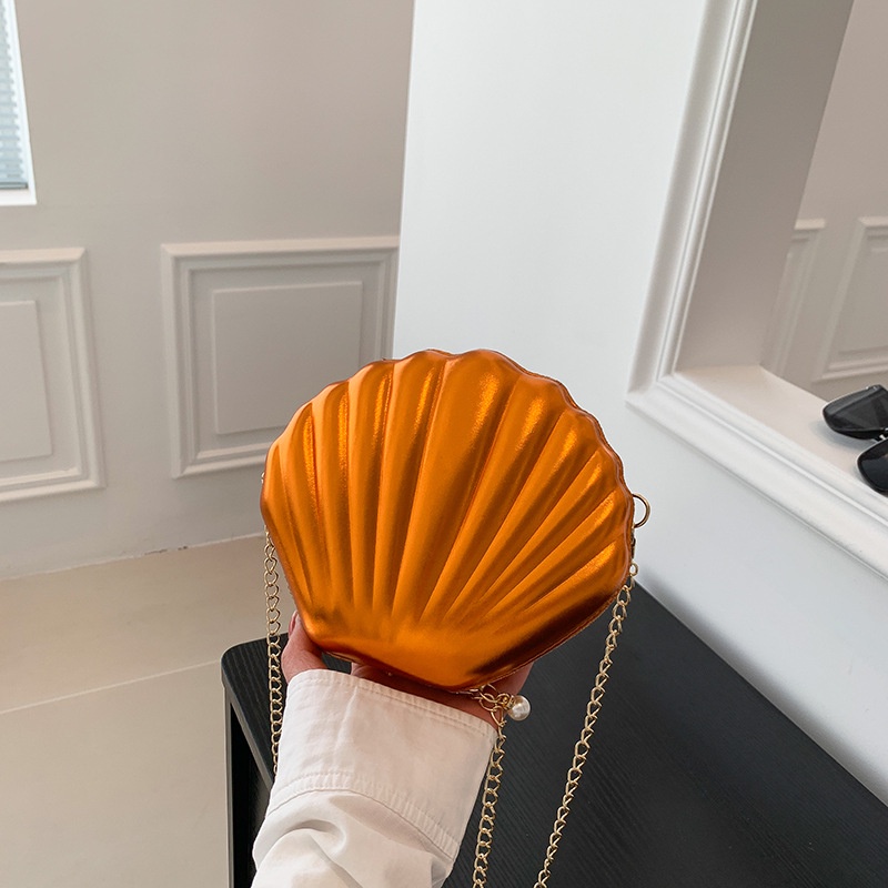 Túi Xách Mini Hình Vỏ Sò Phong Cách Retro 2023 Cho Nữ