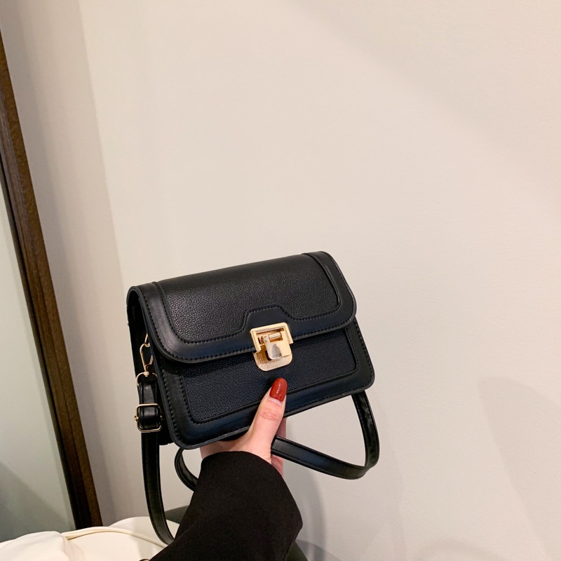 Túi Đeo Vai Hình Vuông Cỡ Nhỏ Cài Khóa Kiểu Retro Thời Trang Mùa Xuân 2023 Cho Nữ