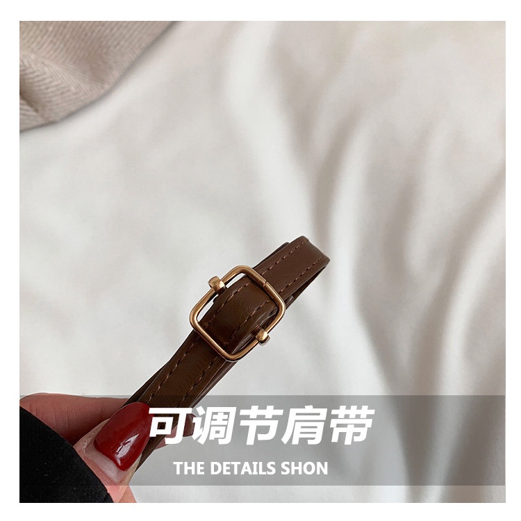 Túi Đeo Vai Hình Vuông Cỡ Nhỏ Cài Khóa Kiểu Retro Thời Trang Mùa Xuân 2023 Cho Nữ