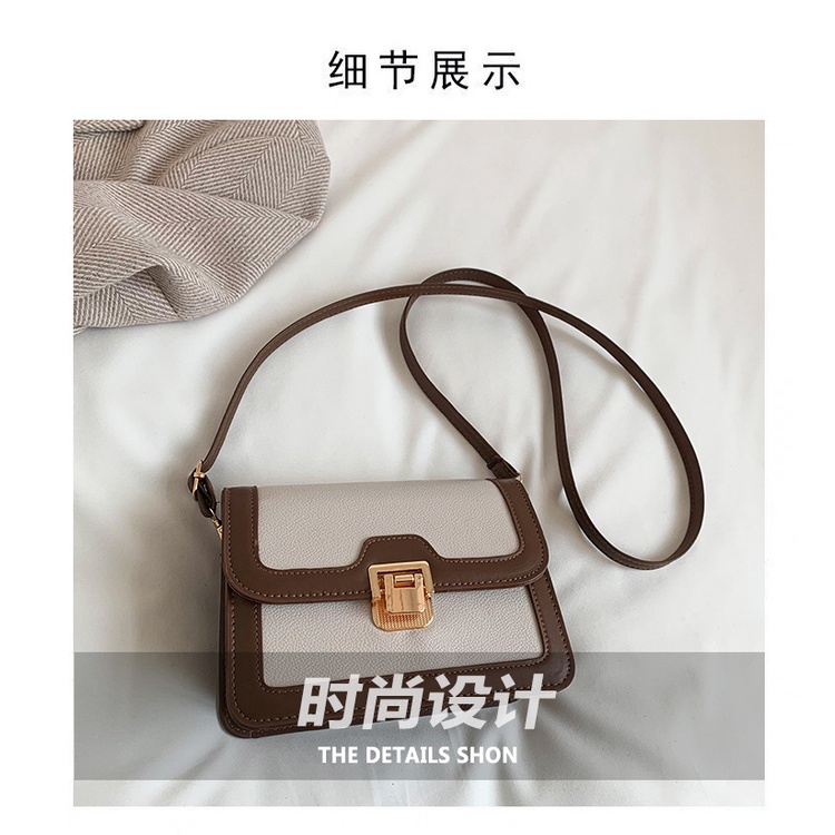 Túi Đeo Vai Hình Vuông Cỡ Nhỏ Cài Khóa Kiểu Retro Thời Trang Mùa Xuân 2023 Cho Nữ