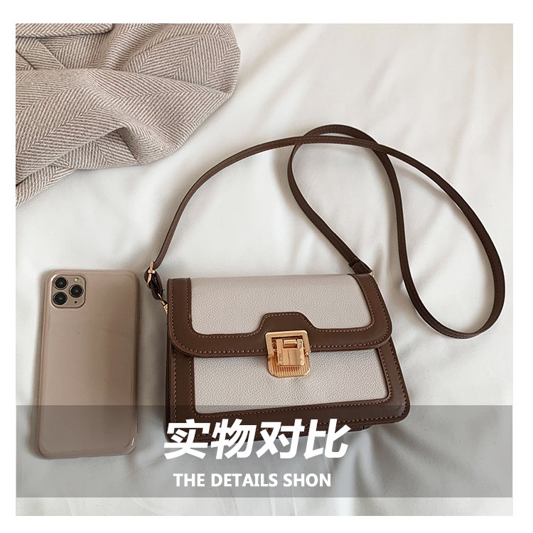 Túi Đeo Vai Hình Vuông Cỡ Nhỏ Cài Khóa Kiểu Retro Thời Trang Mùa Xuân 2023 Cho Nữ