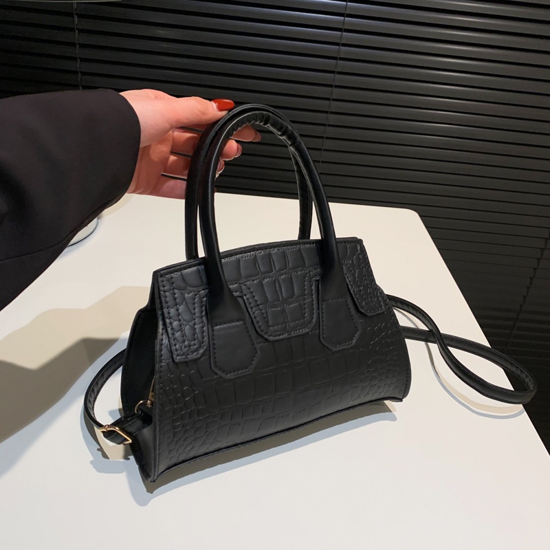 Túi Xách Đeo Vai Mini Hình Vuông Màu Trơn Họa Tiết Vân Đá Thời Trang Mùa Xuân 2023