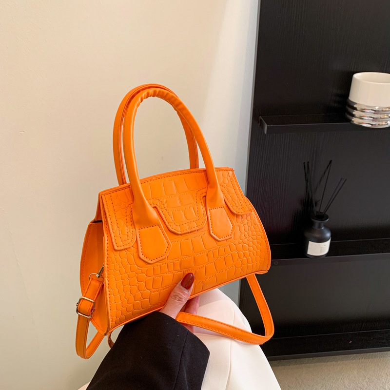 Túi Xách Đeo Vai Mini Hình Vuông Màu Trơn Họa Tiết Vân Đá Thời Trang Mùa Xuân 2023