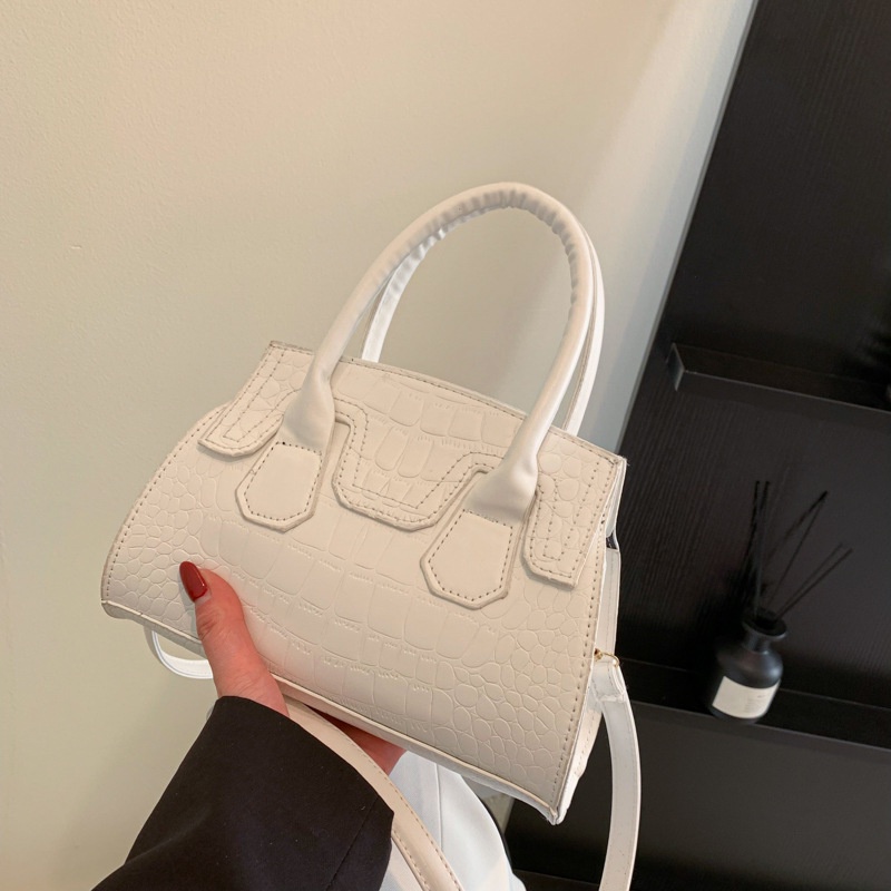 Túi Xách Đeo Vai Mini Hình Vuông Màu Trơn Họa Tiết Vân Đá Thời Trang Mùa Xuân 2023