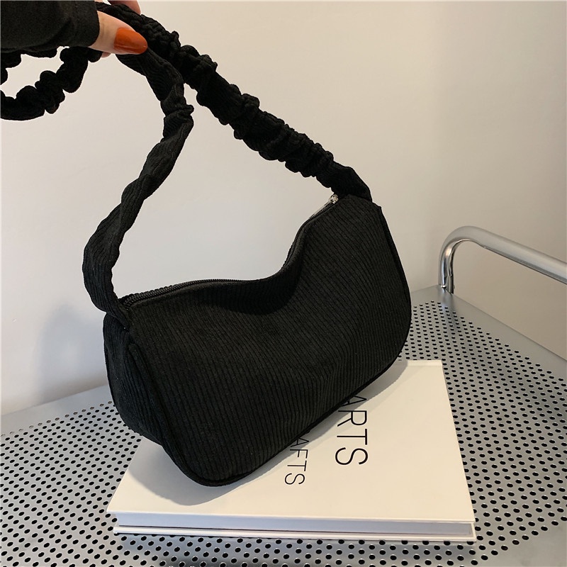 Túi Đeo Vai Màu Trơn Phong Cách Nhật Bản Thời Trang Cho Nữ