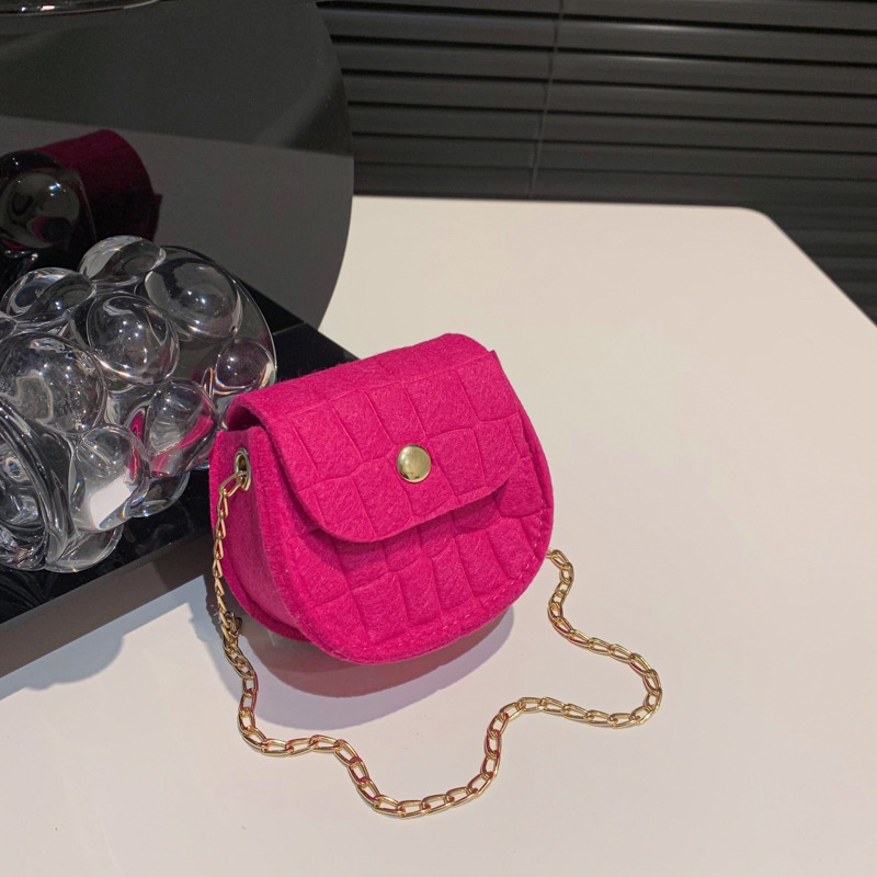 Túi Đeo Chéo Mini Màu Trơn Thời Trang Mùa Xuân 2023 Dành Cho Nữ