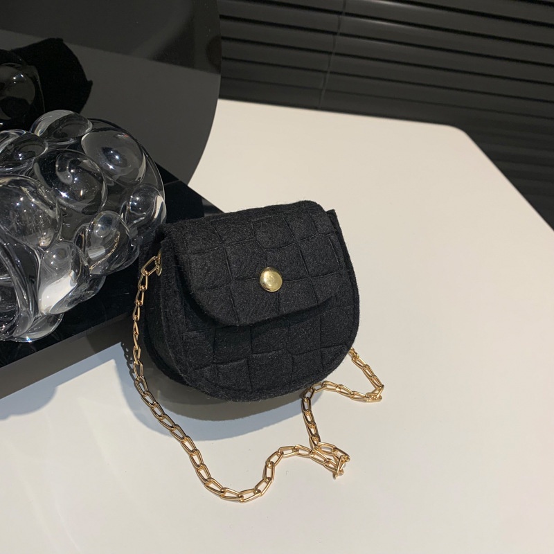 Túi Đeo Chéo Mini Màu Trơn Thời Trang Mùa Xuân 2023 Dành Cho Nữ