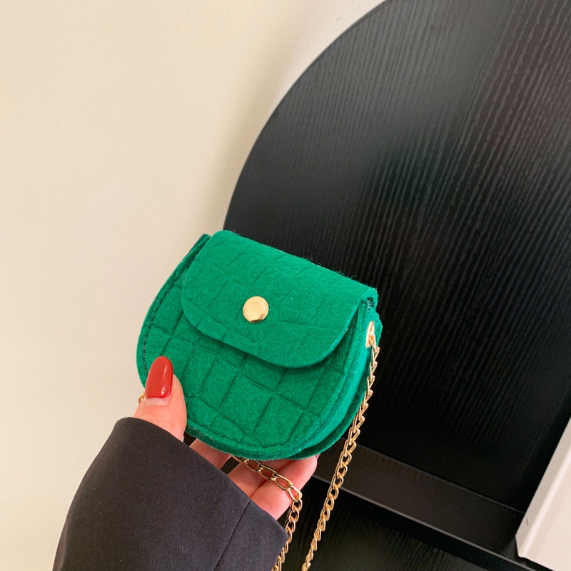 Túi Đeo Chéo Mini Màu Trơn Thời Trang Mùa Xuân 2023 Dành Cho Nữ