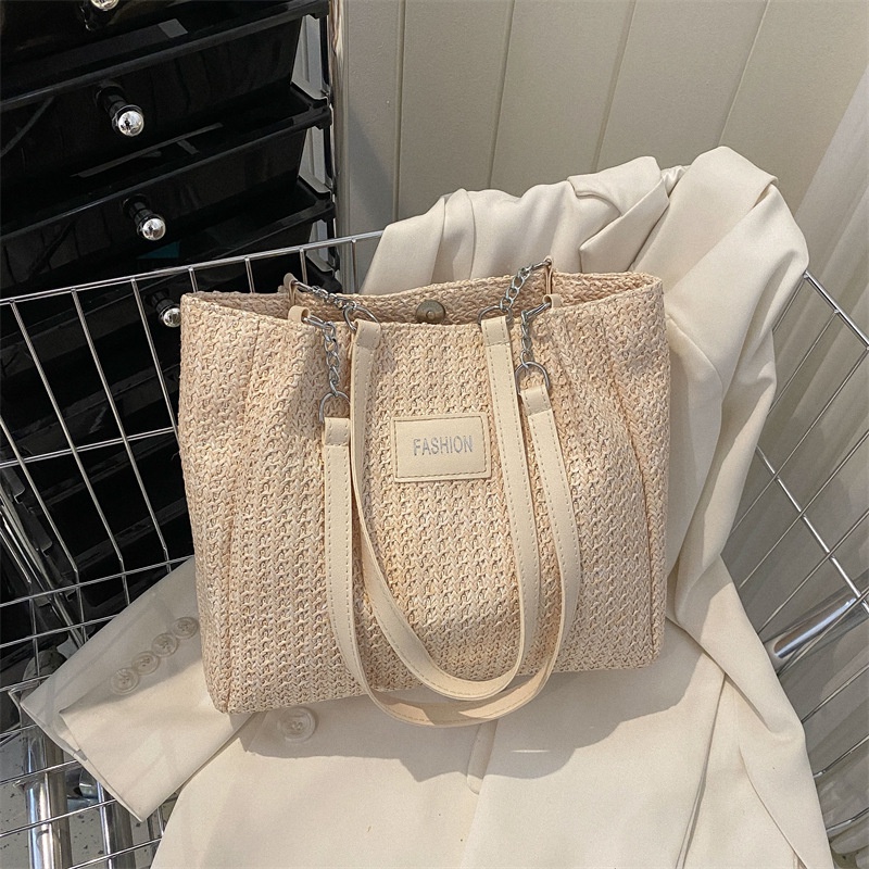 Túi Tote Mini Màu Trơn Sức Chứa Lớn Phong Cách Hàn Quốc 2023 Cho Nữ