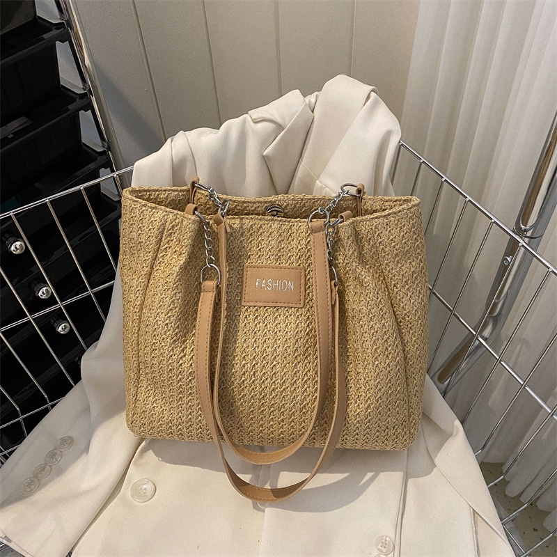 Túi Tote Mini Màu Trơn Sức Chứa Lớn Phong Cách Hàn Quốc 2023 Cho Nữ