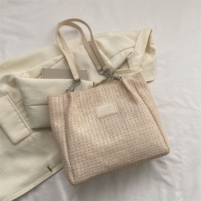 Túi Tote Mini Màu Trơn Sức Chứa Lớn Phong Cách Hàn Quốc 2023 Cho Nữ