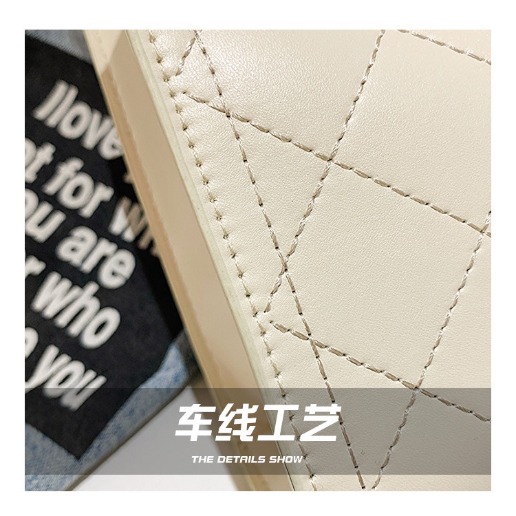 Ví Túi Xách Đeo Vai Cỡ Lớn Phối Dây Xích Đính Đá Thời Trang Mùa Xuân 2023 Cho Nữ