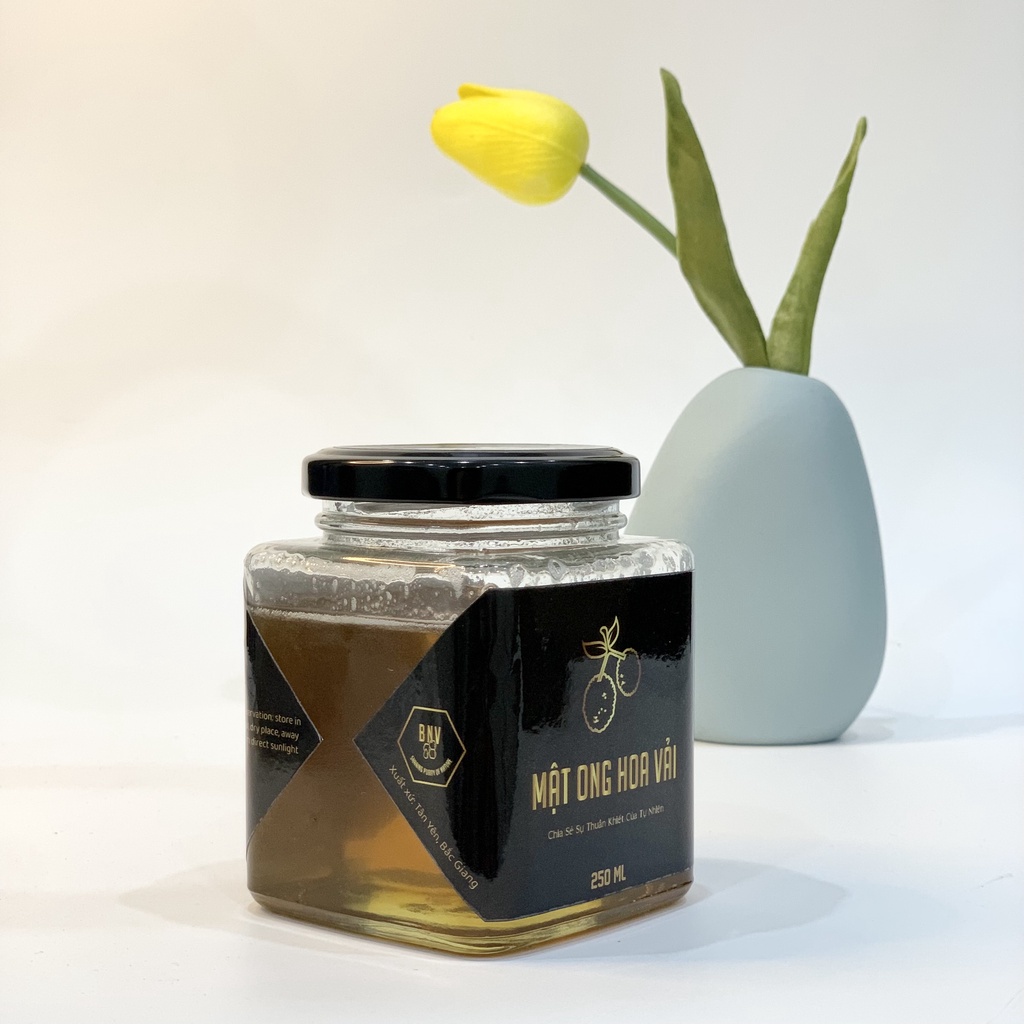 Mật ong HOA VẢI nguyên chất 250ml