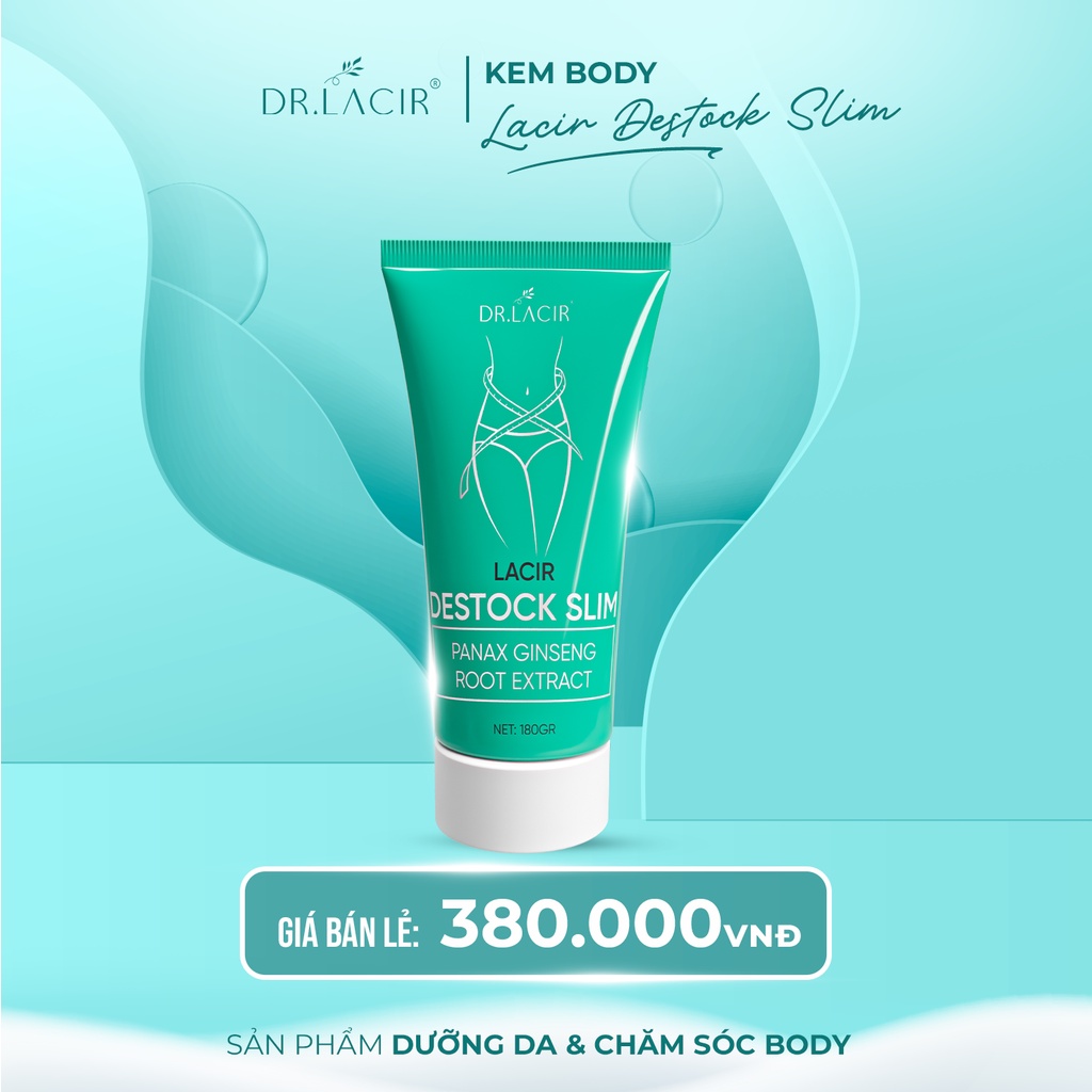 Kem Tan Mỡ DESTOCK SLIM Lamer Dr Lacir hộp 180g [DETOX DRLACIR CHÍNH HÃNG]