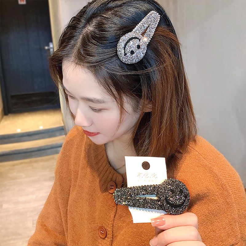 Xiao Xiangfeng Kẹp Tóc Đính Kim Cương Toàn Diện Hình Ngôi Sao Cười Phong Cách 2022 Mới net red bb