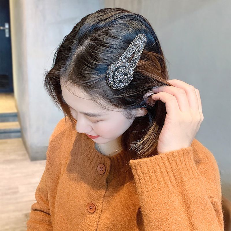 Xiao Xiangfeng Kẹp Tóc Đính Kim Cương Toàn Diện Hình Ngôi Sao Cười Phong Cách 2022 Mới net red bb