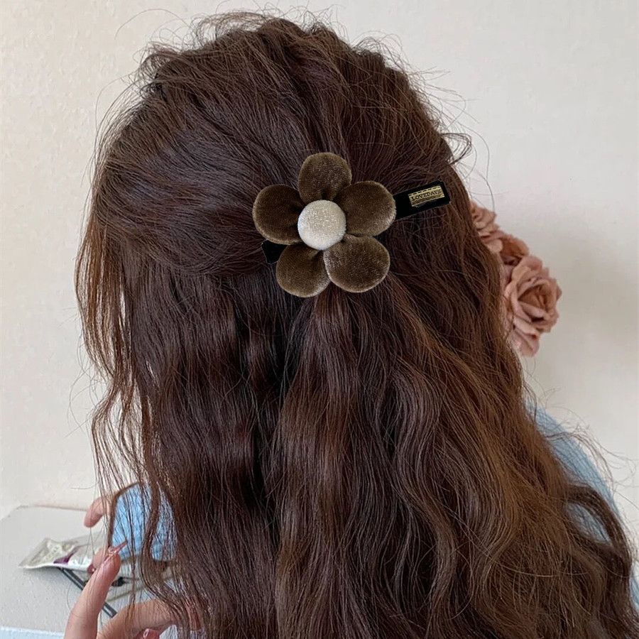 Xiao Xiangfeng Bộ Kẹp Tóc Nơ Nhỏ Bằng Nhung Đen Đính Ngọc Trai Tinh Tế Chất Lượng Cao Có Hương Thơm Cao Cấp