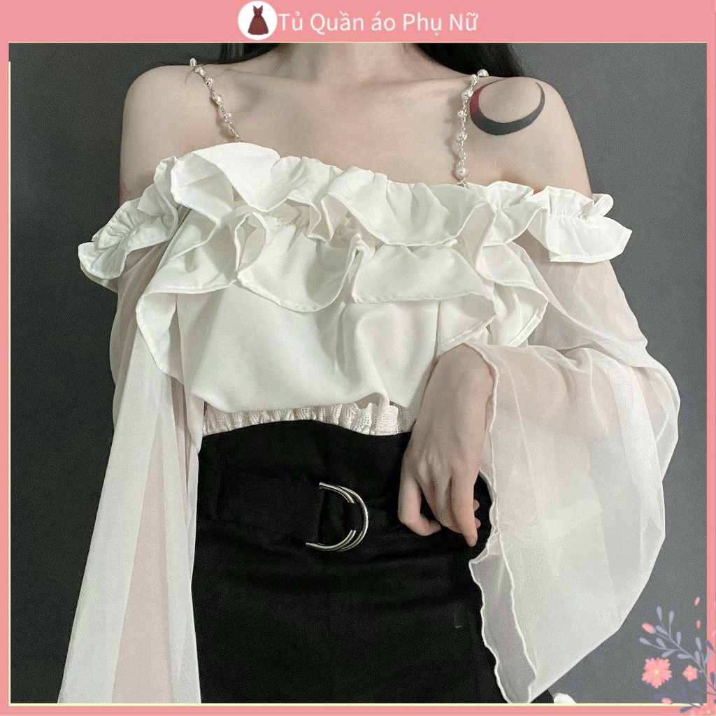 O S Mi N L A M Qu C Quy N 300jin Áo Sơ Mi Cổ Tích Lớn Hở Vai Thời Trang Mùa Hè Dành Cho Bạn Nữ