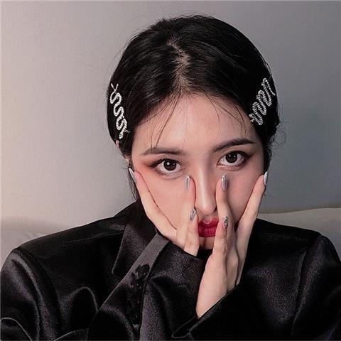 Xiao Xiangfeng Kẹp Tóc Bên Hông Phong Cách Âu Mỹ Chất Lượng Cao Hợp Thời Trang Màu Đỏ Nhạt Sang Trọng