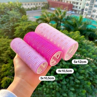 Lô uốn tóc mái bay Hàn Quốc, Lô cuốn tóc tự dính lõi nhôm nhiều kích cỡ