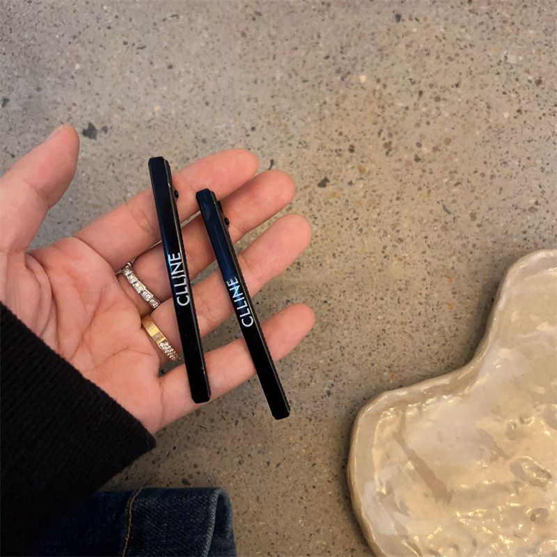 Xiao Xiangfeng Kẹp Tóc Mái Ngang Bằng Kim Loại In Chữ Cao Cấp Thời Trang 2022 Mới