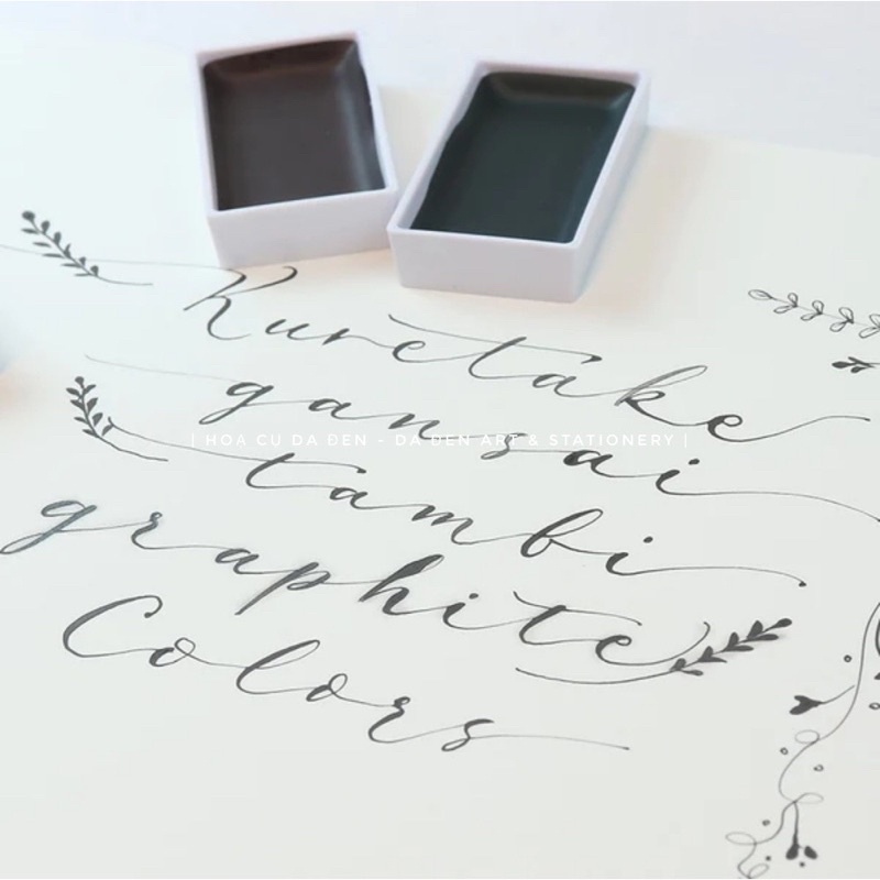 Màu Nước Gansai Tambi Graphite 6 Màu