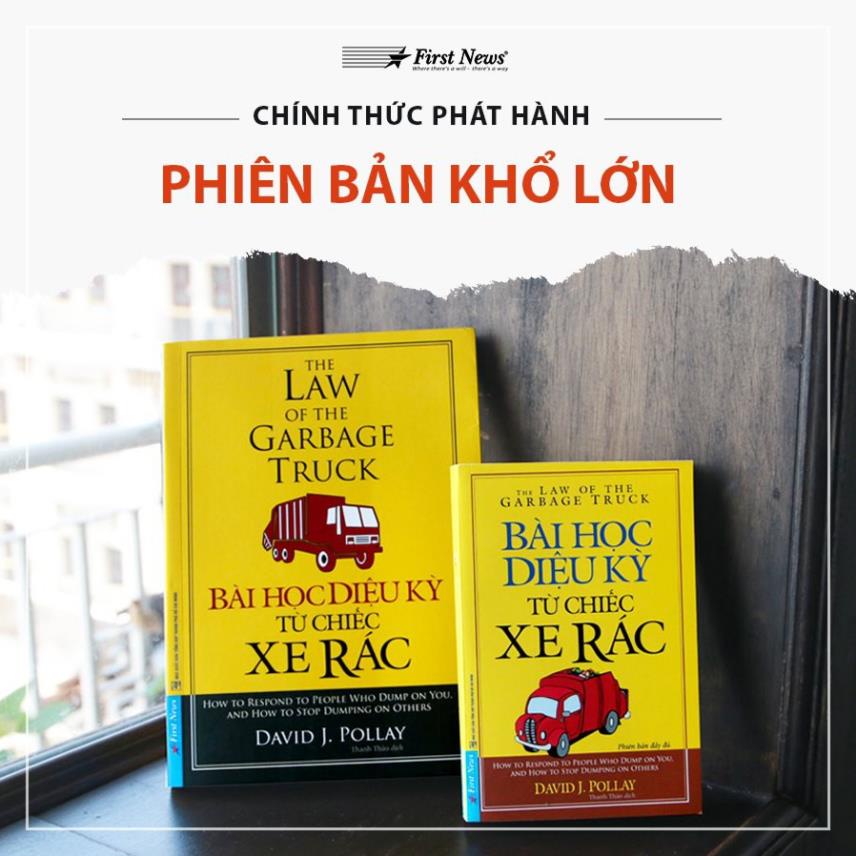 Sách Bài Học Diệu Kỳ Từ Chiếc Xe Rác (Bìa Mềm - Tái Bản) - First News