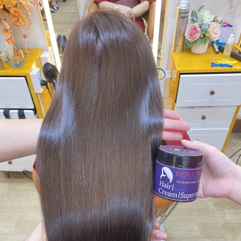 Kem ủ tóc, hấp tóc phục hồi tóc hư tổn Keratin 500ml , collagen dưỡng tóc mượt, chăm sóc tóc khô xơ