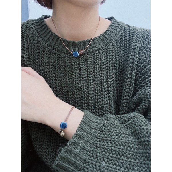 Vòng tay Ten - vòng hạt sứ mix chuông tuỳ chỉnh kích thước