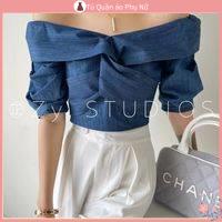O S Mi N L a M Qu C Quy N Academy Phiên Bản Hàn Quốc Thiết Kế Mới Với Một Đường Chéo Trên Cổ Áo denim, Cẩn Thận Máy Móc Ôm Sát Vai