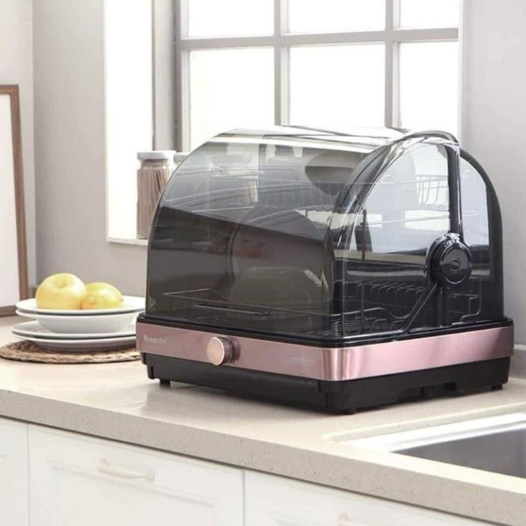 Máy sấy và tiệt trùng chén bát Heimchef Hàn Quốc, Máy tiệt trùng bình sữa cho bé   bảo hành 12 tháng Hàng cao cấp
