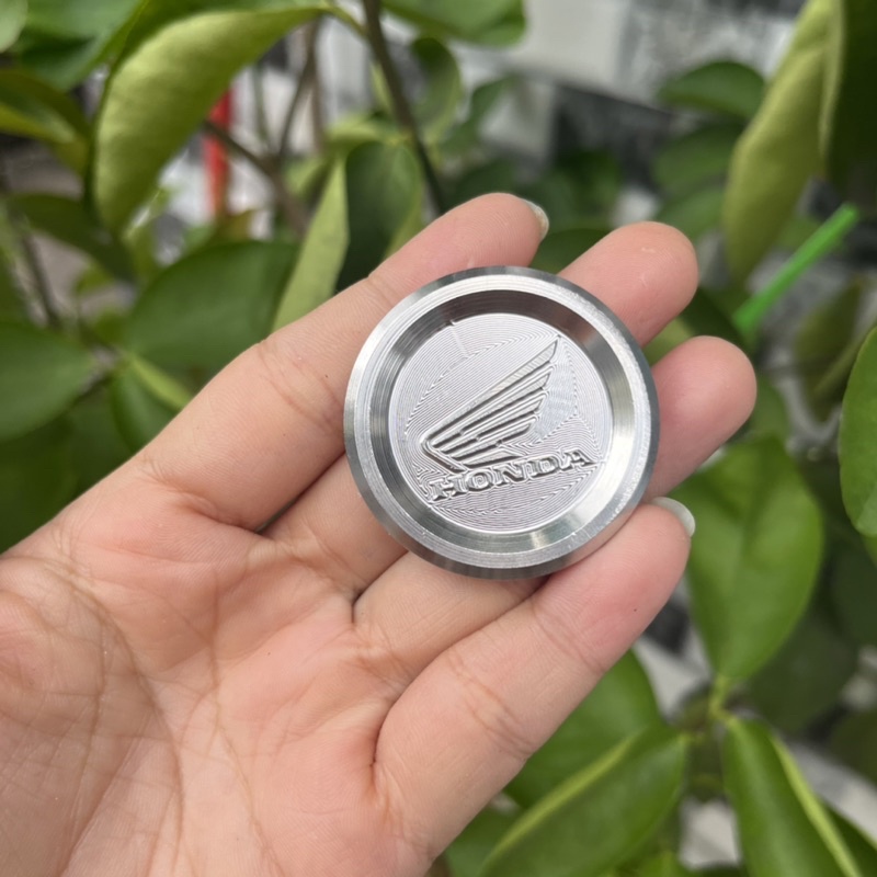 Combo Nút chụp cacte cánh chim + 4 ốc Salaya xe Honda (inox 304)