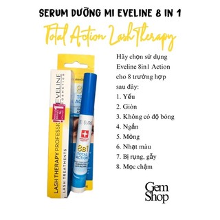 Dưỡng mi Eveline 8-in-1 Total Action