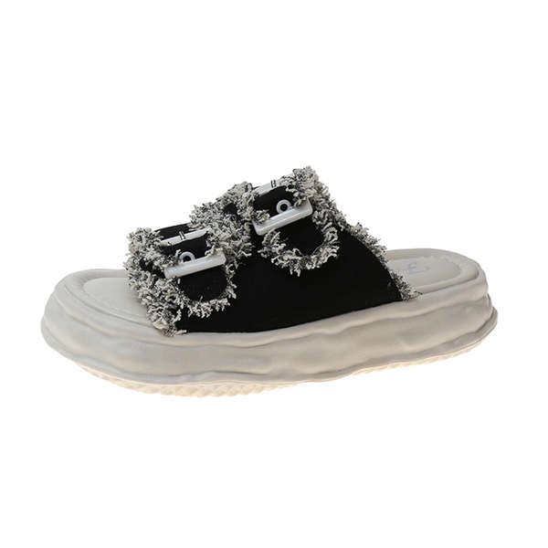 Dép đi biển quai ngang đế dày hòa tan